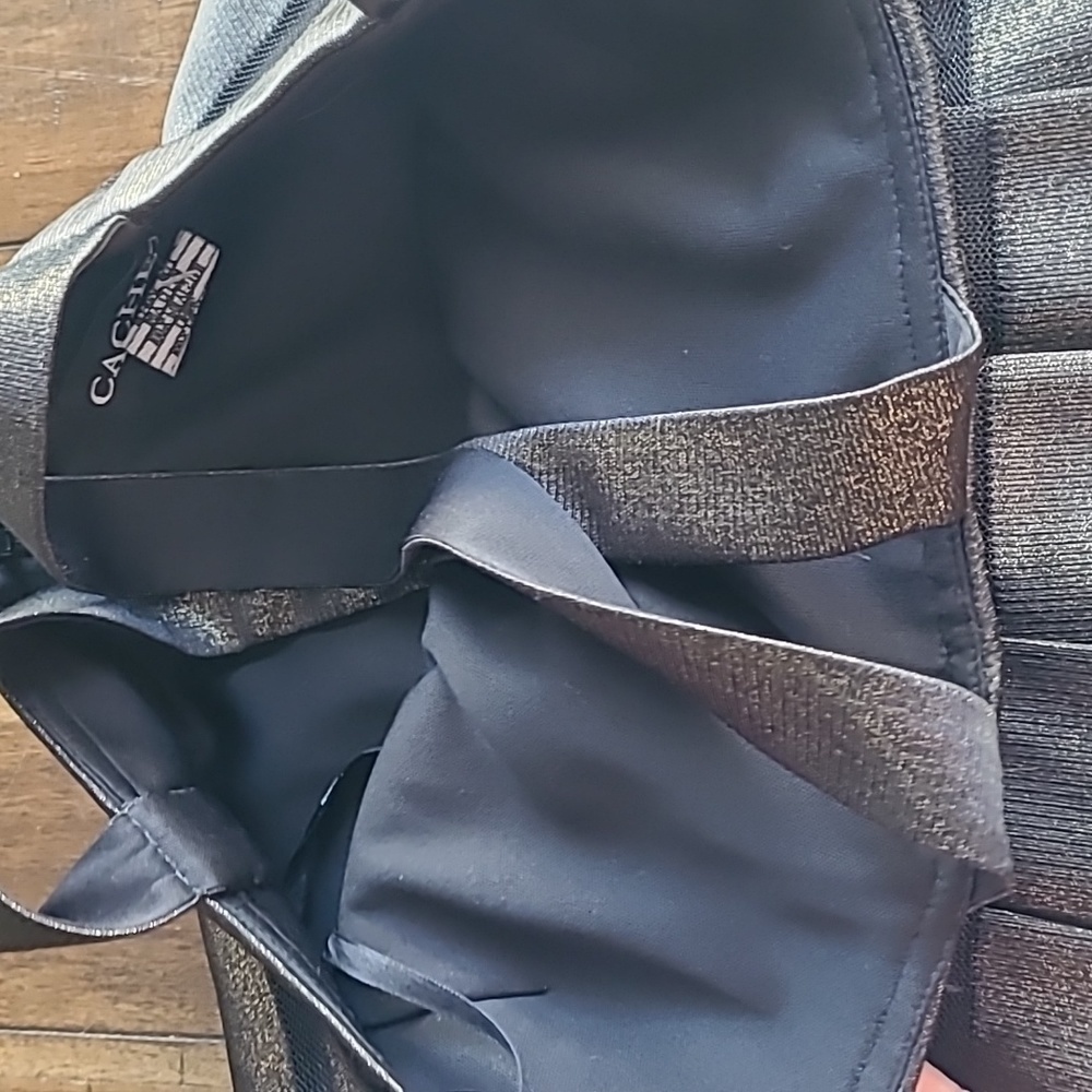 Cachet Gold Metallic Mini Dress 8 - Picture 6 of 7